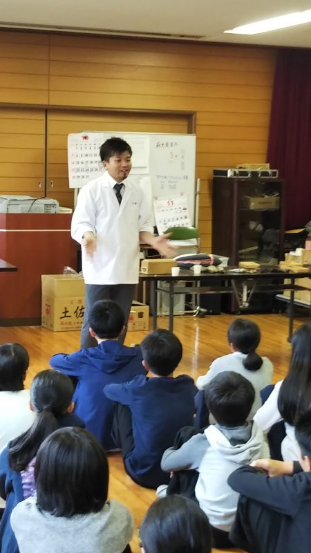 大阪地区『豊中市立第二中学校』食育授業