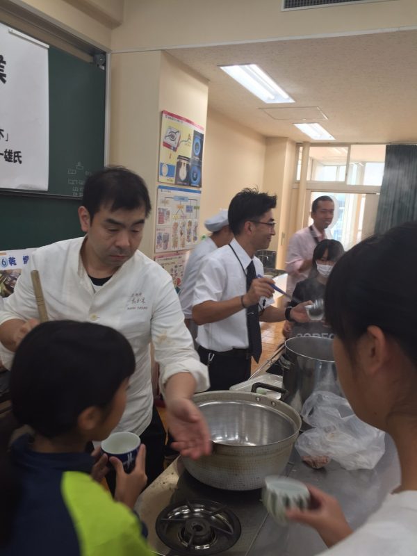 大阪地区『芦屋市立宮川小学校』食育授業