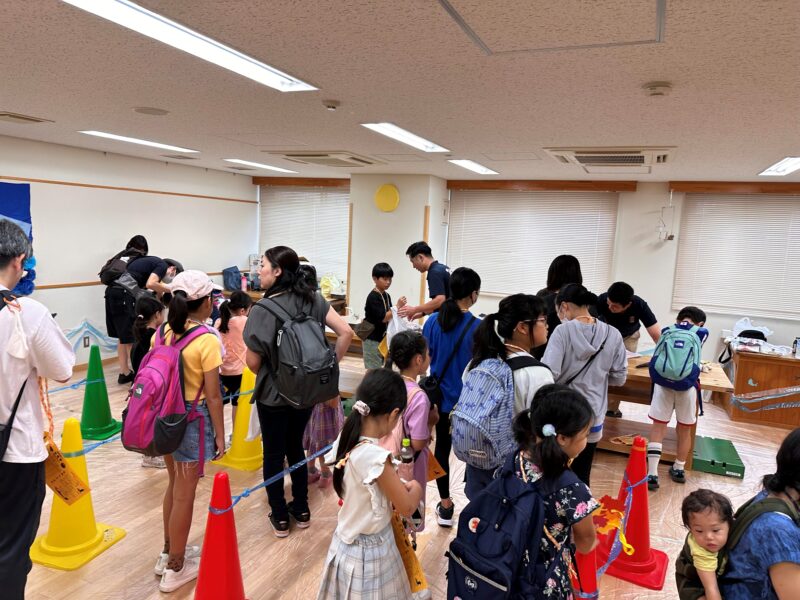 東京地区　晴海児童館「秋の秋穫祭　鰹節削り体験イベント」　食育授業